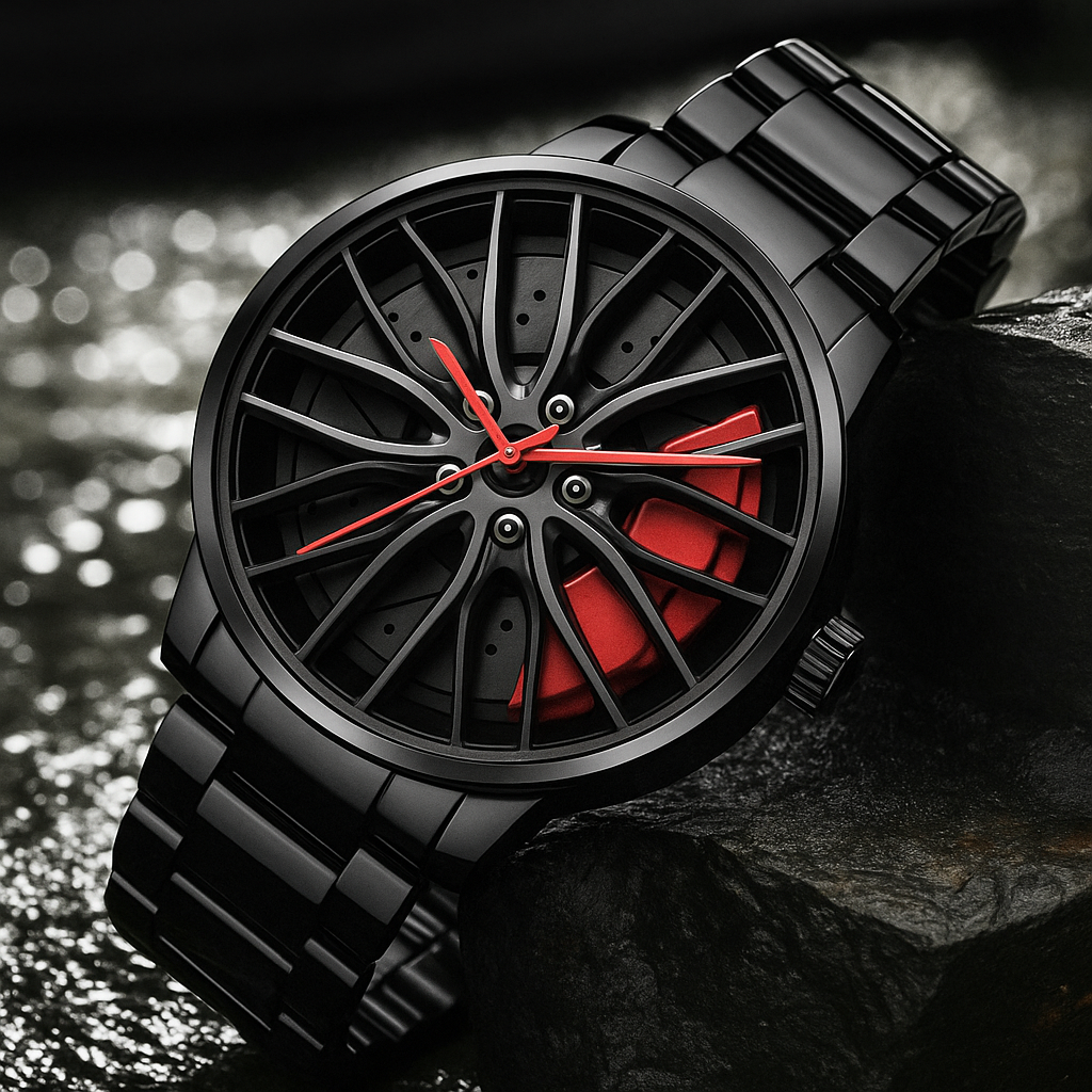 Stereoscopic Car Wheel Watch